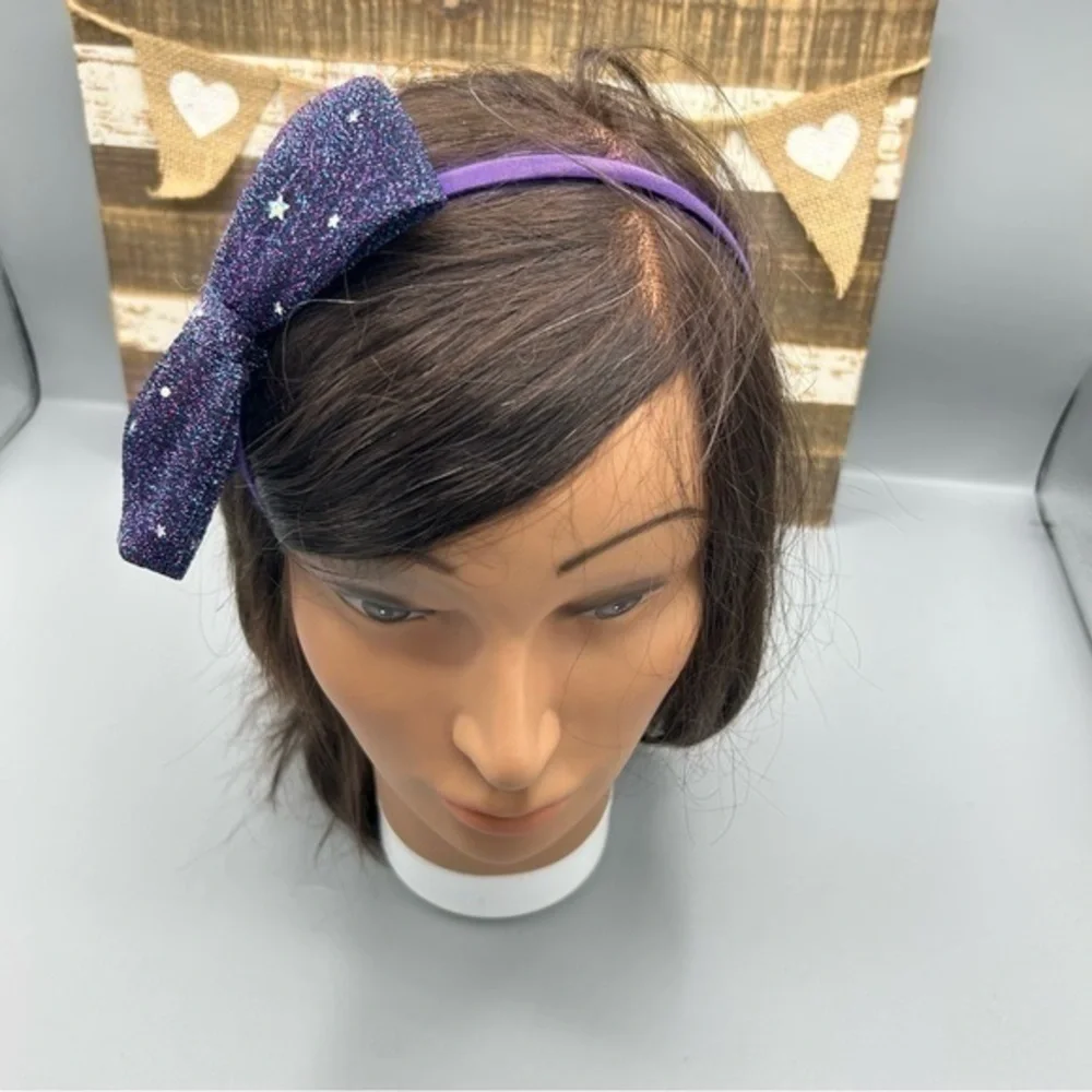 ✨NWOT purple sparkle star ⭐️ headband